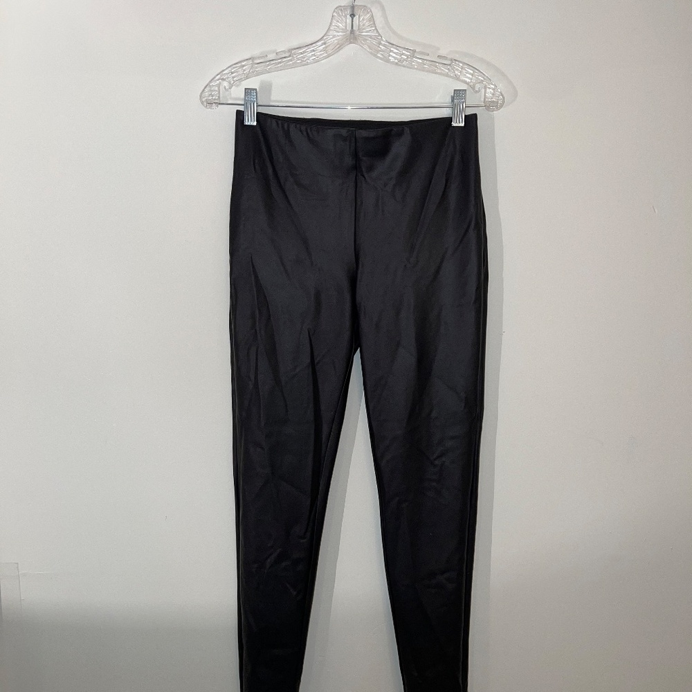 Mango Faux Leather Leggings Size M